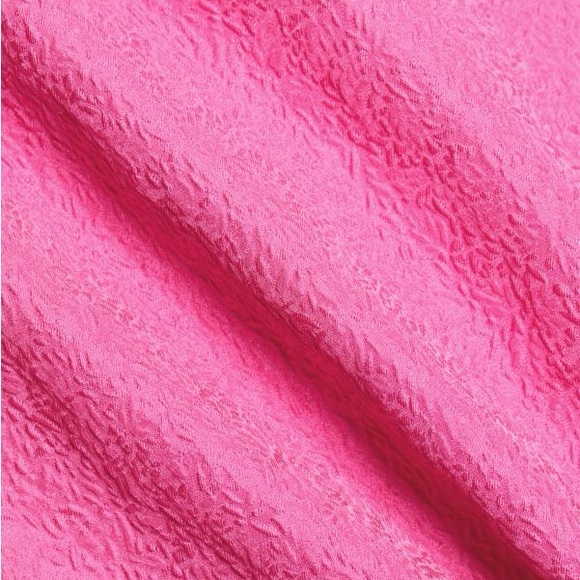 Self-Portrait Pink Textured Diamante Dress - Picture 5 of 6